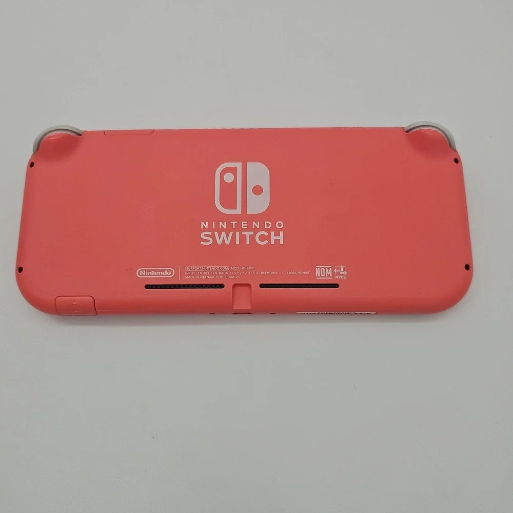 Nintendo Switch Lite HDH-001 Coral Handheld Video Game System Pink TESTED